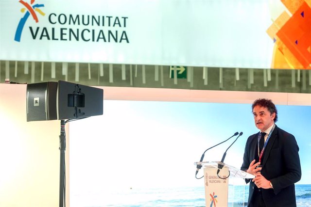 El secretario autonómico de Turisme de Valencia, Francesc Colomer, en Fitur
