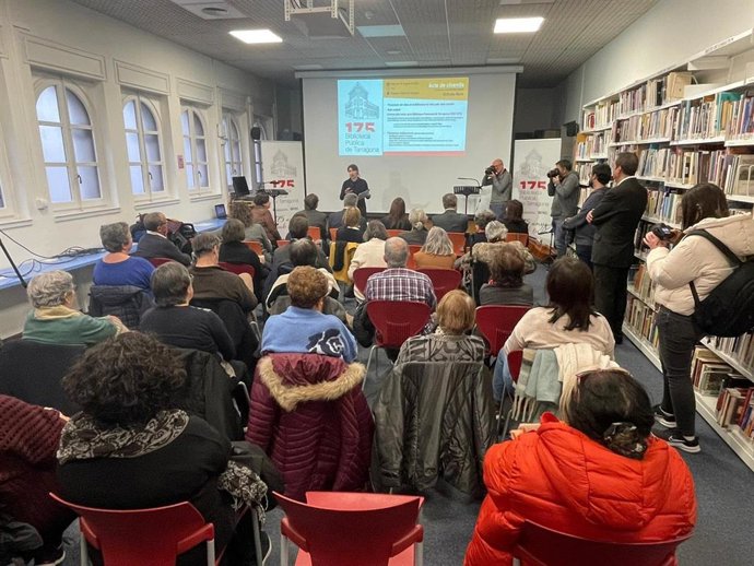 Acto en el que se ha acordado crear una comisión interadministrativa sobre el futuro de la Biblioteca Pública de Tarragona