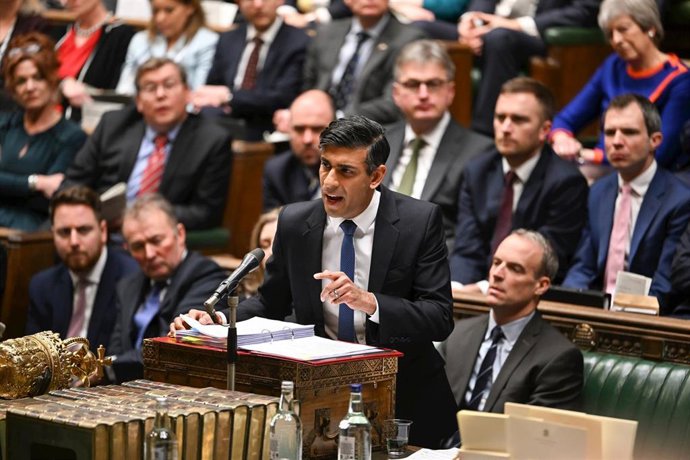 El primer ministro británico, Rishi Sunak.