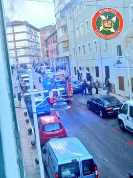 Incendio en una vivienda