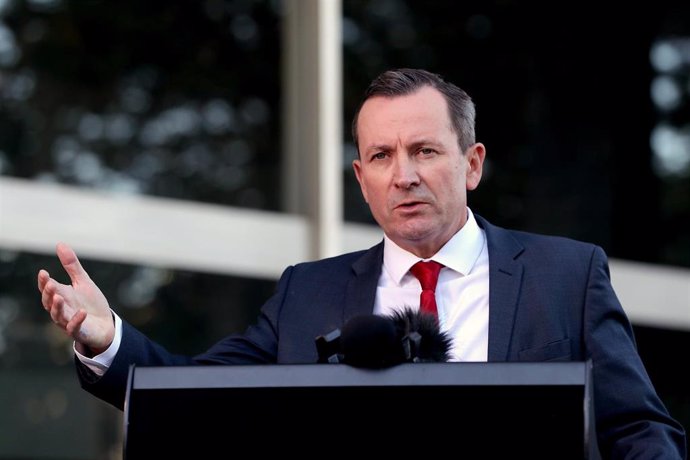 Archivo - El primer ministro del estado de Australia Occidental Mark McGowan