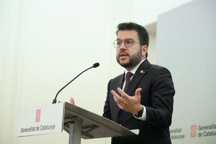 El president de la Generalitat, Pere Aragons