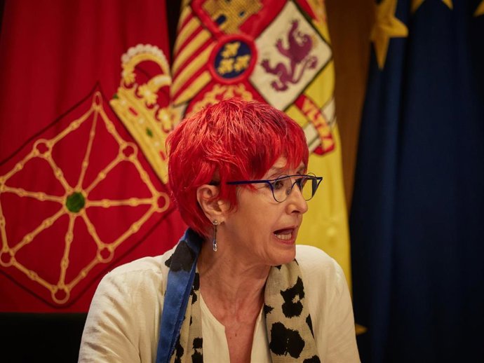 Archivo - La consejera de Salud del Gobierno de Navarra, Santos Induráin.