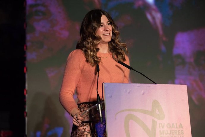 Archivo - La concejala delegada de Deporte, Sofía Miranda, interviene en la IV Gala de Mujeres Deportistas Poderosas 