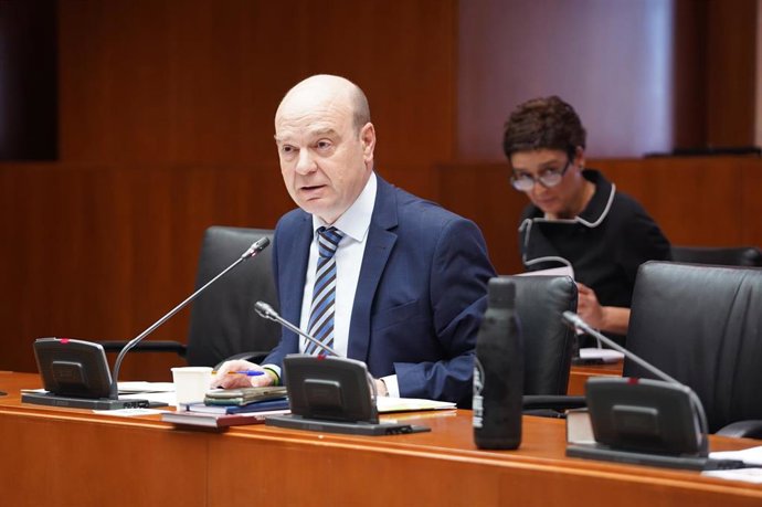 El portavoz de VOX en la Comisión de Sanidad de las Cortes de Aragón, Santiago Morón.