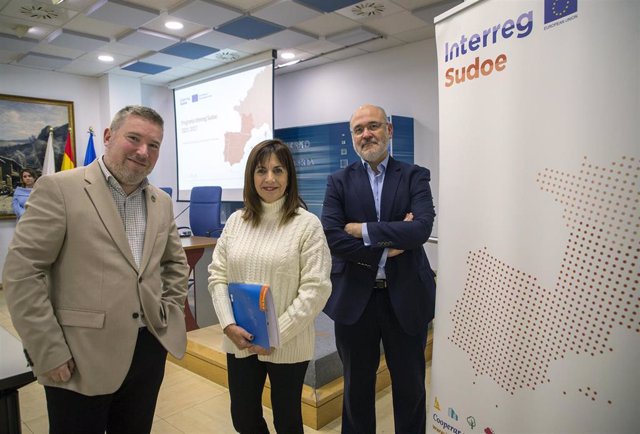 La consejera de Economía y Hacienda, Ana Belén Álvarez, informa de las últimas novedades en torno al programa europeo Interreg Sudoe