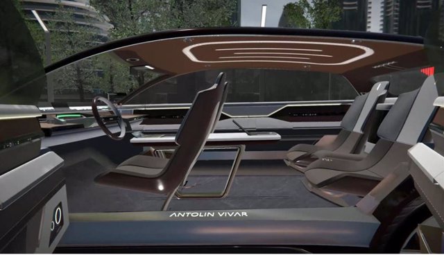 El concept car virtual del Grupo Antolin denominado Antolin Vivar