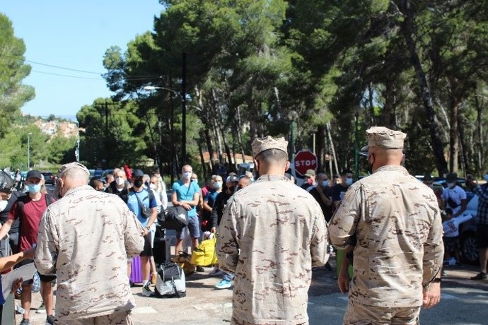 Archivo - Incorporación de aspirantes a soldado profesional a la Escuela de Infantería de Marina General Albacete y Fuster