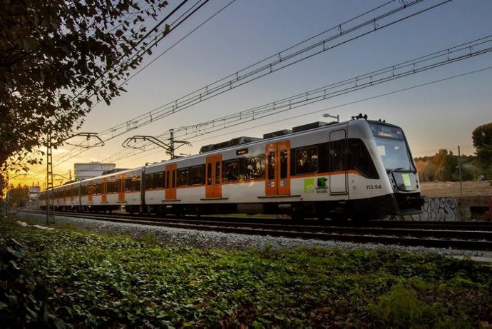 Archivo - Un tren d'FGC