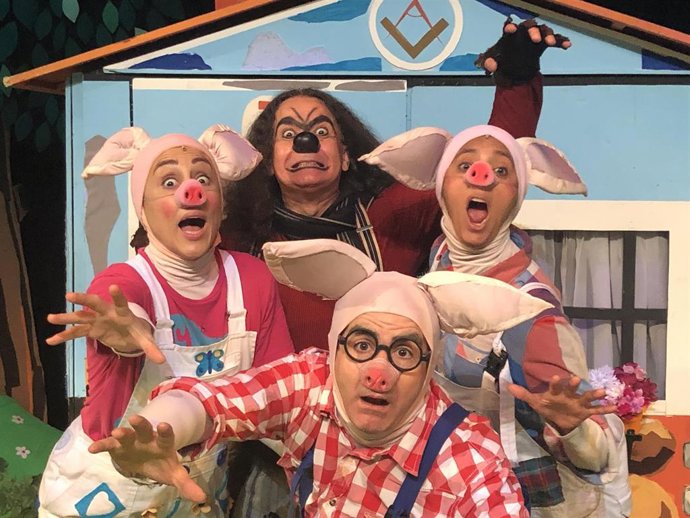 Imagen del montaje de 'Los 3 Cerditos'