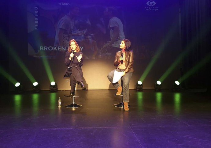 Lorena Matute, coordinadora de la Unidad de Artes Escénicas del Instituto Canario de Desarrollo Cultural (ICDC), y Sulay Curbelo, coordinadora del Espacio La Granja