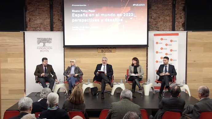 Presentación del informe 'España en el mundo 2023: perspectivas y desafíos' del Real Instituto Elcano