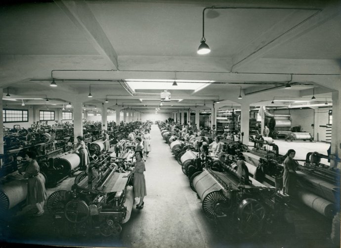 Imagen de la exposición 'Obreras. 11 fábricas del Cadagua'.