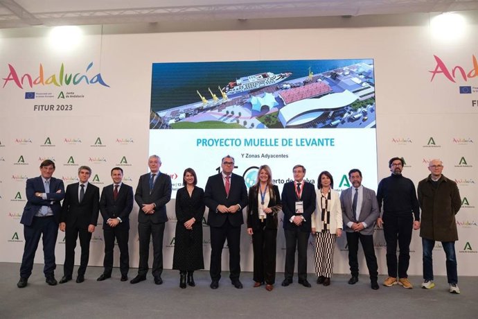 El Puerto de Huelva ha presentado en Fitur el proyecto de remodelación del Muelle de Levante.