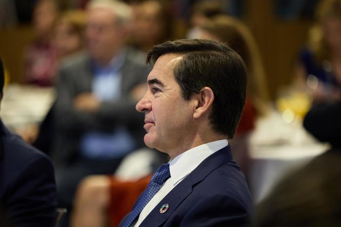Archivo - El presidente de BBVA, Carlos Torres Vila