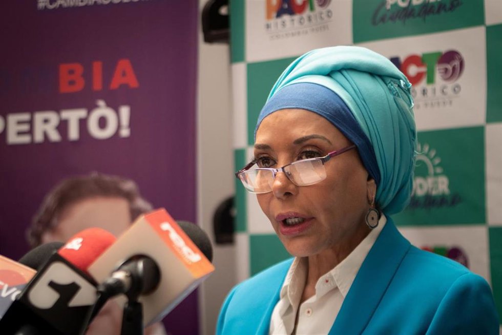Archivo - La senadora colombiana Piedad Córdoba