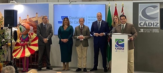 Jorge Vázquez en Fitur el Día de la Provincia de Cádiz.