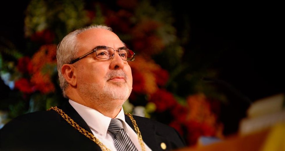 El presidente y fundador de la Universidad Católica San Antonio de Murcia (UCAM), José Luis Mendoza