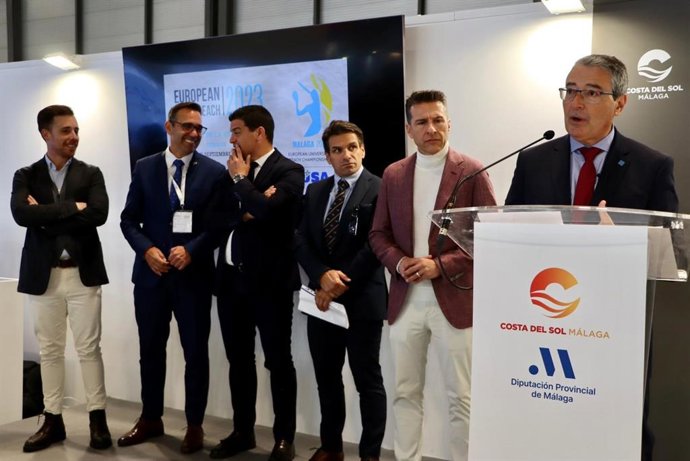Presentación del European Universities Beach Sports Championships Málaga 2023 en el marco de Fitur
