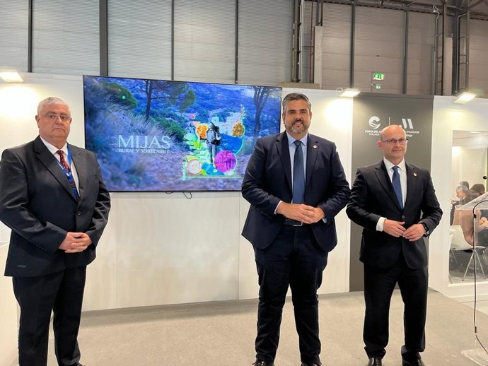 Un momento de la presentación de 'Mijas, Rural y Sostenible' en Fitur.