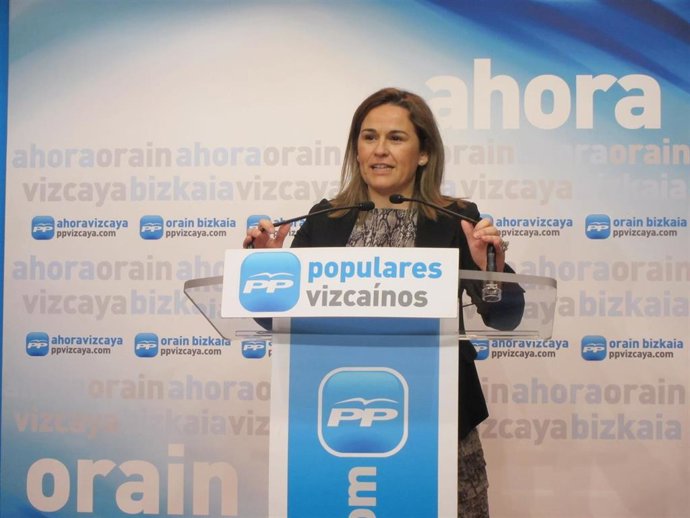Archivo - La Portavoz Del PP En Juntas De Bizkaia, Esther Martínez
