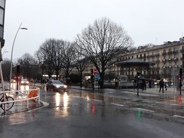 Temporal.- Las intensas lluvias dejan una precipitación acumulada de 45 l/m2 en Balmaseda y 44 en Güeñes