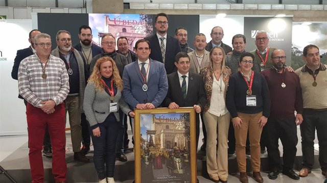 Presentación en Fitur del cartel de la Semana Santa de Úbeda