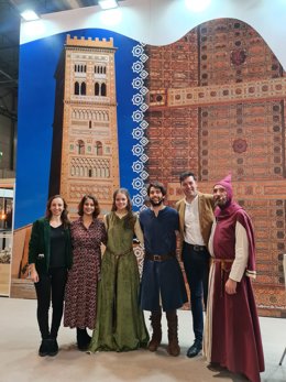Presentación de Teurel en el stand de Aragón.