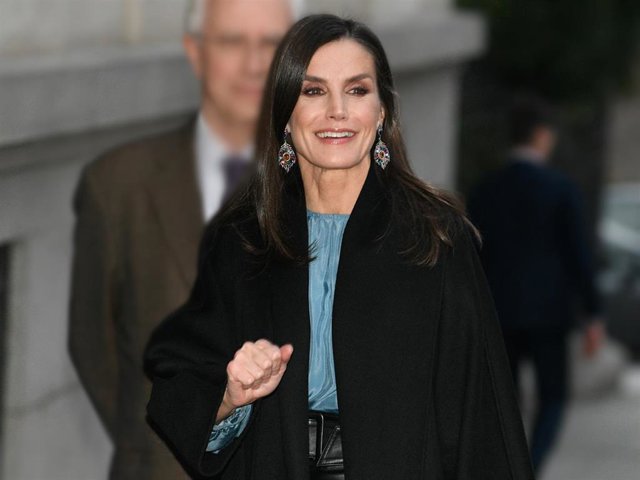 LA REINA LETIZIA EN EL PLENO DE LA JUNTA DE LA REAL ACADEMIA