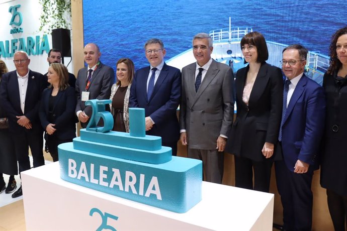 Baleria celebra 25 años como la "naviera líder" y pone el foco en la sostenibilidad e innovación