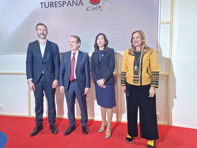 Imagen de la presentación de la Diputación de Pontevedra en Fitur.