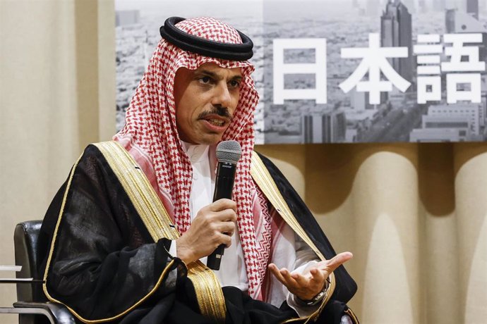 Archivo - El ministro de Exteriores de Arabia Saudí, Faisal bin Farhan