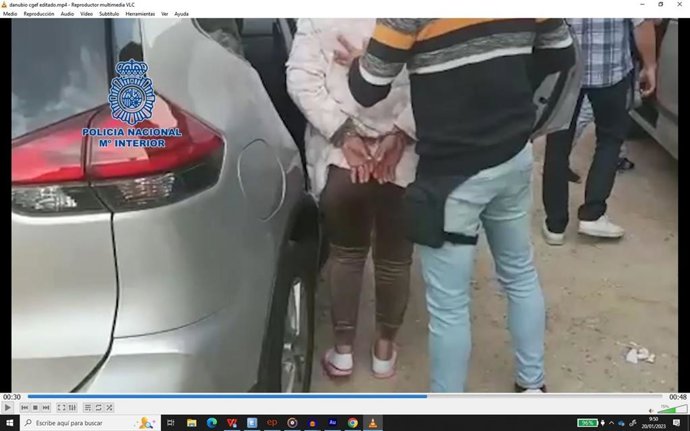 Imagen de uno de los arrestos