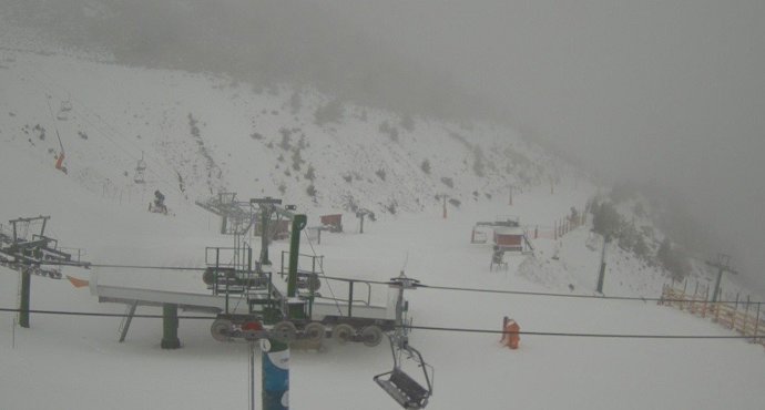 Pista de 'Principiantes' de la estación de esquí de Valdezcaray