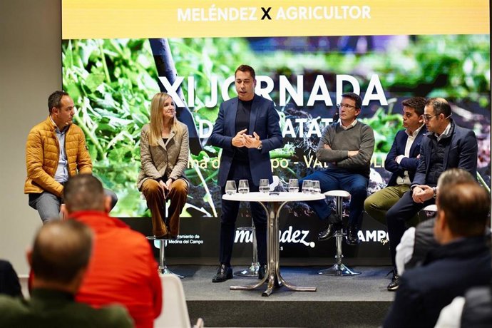 El CEO de Patatas Meléndez, Javier Meléndez, durante su intervención en la mesa de debate.