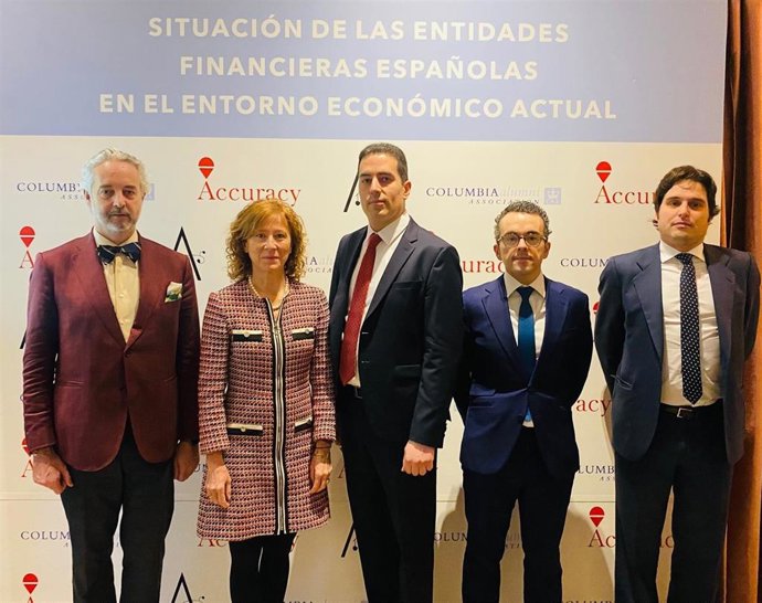 Margarita Delgado, subgobernadora del Banco de España, en el coloquio organizado por Columbia Alumni Association Spain.