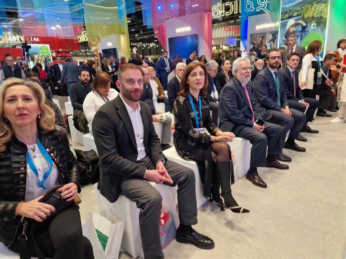 Ángeles Vázquez, en el acto de Fitur.