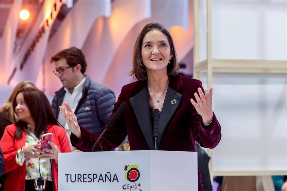 La ministra de Industria, Comercio y Turismo, Reyes Maroto