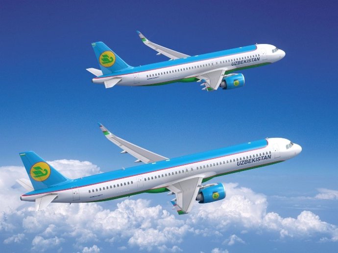 Uzbekistan Airways encarga 12 aviones Airbus A320neo para reforzar su red nacional e internacional.