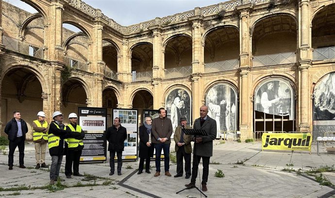 Jarquil inicia las obras de restauración del Monasterio de San Jerónimo, promovidas por el Ayuntamiento de Sevilla.