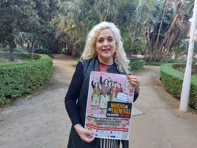 La coordinadora local de IU Málaga, concejala en el Ayuntamiento de Málaga y candidata a la Alcaldía, Remedios Ramos, llama a la participación en la marcha conmemorativa de la lucha de las Faeneras de Málaga