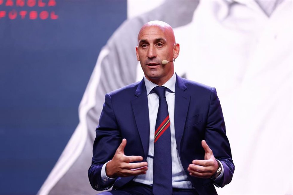 Archivo - El presidente de la Real Federación Española de Fútbol, Luis Rubiales. 