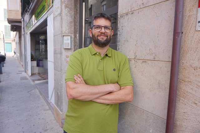 El concejal Miquel Serra Teruel, candidato de MÉS per Llucmajor a la alcaldía.