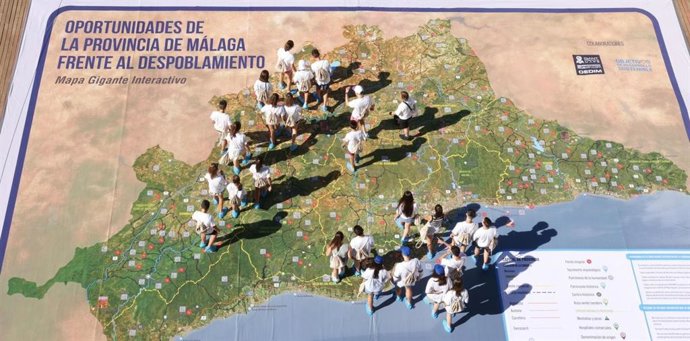 La plaza de la Marina acogerá el Mapa Gigante Interactivo de la provincia el próximo 24 de enero