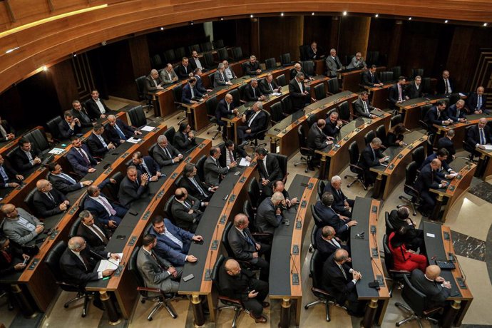 Archivo - Vista general del Parlamento de Líbano