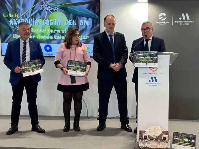 La Mancomunidad de la Axarquía Costa del Sol pone en valor en Fitur las excelencias del destino en materia de agroturismo.
