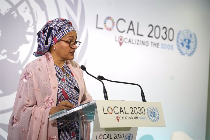 Archivo - La vicesecretaria general de Naciones Unidas, Amina Mohammed.