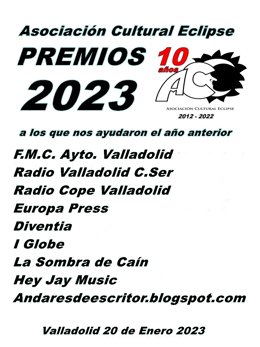 Lista de premiados por la Asociación Cultural Eclipse.