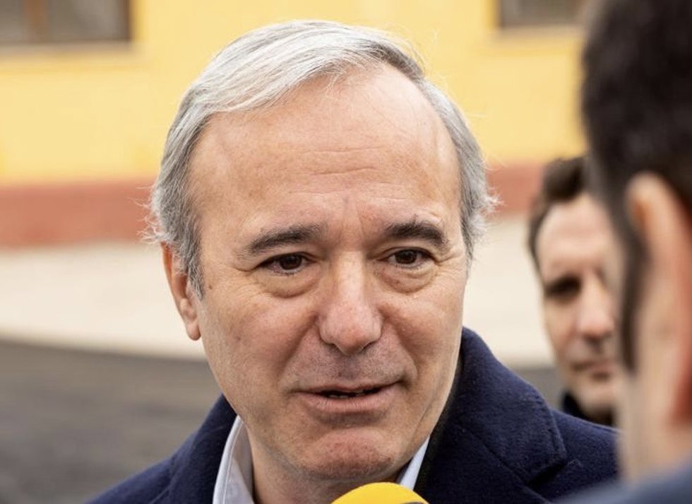 Archivo - El alcalde de Zaragoza y presidente del Partido Popular (PP) en Aragón, Jorge Azcón