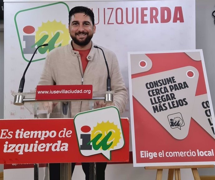 El candidato de IU a la Alcaldía de Sevilla, Ismael Sánchez, en una imagen de archivo.